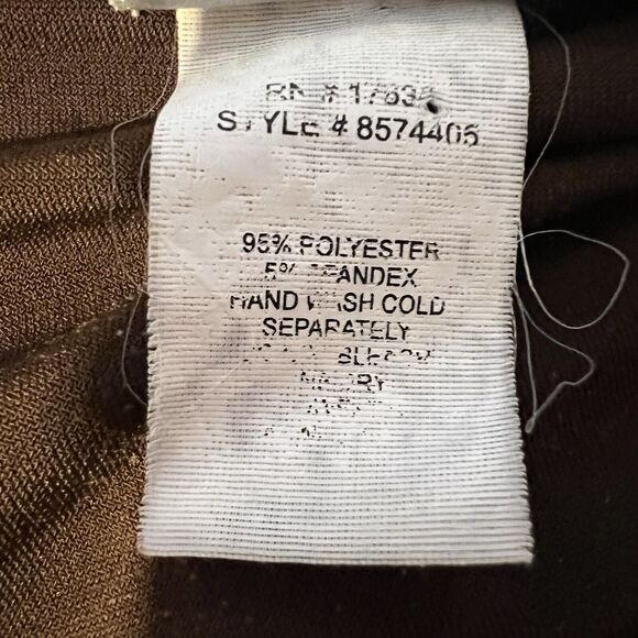 Miss Dorby Blouse Brown Animal Print Plus Size 16 Boho Business Casual - Picture 6 of 10